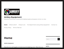 Tablet Screenshot of ambryequipment.com